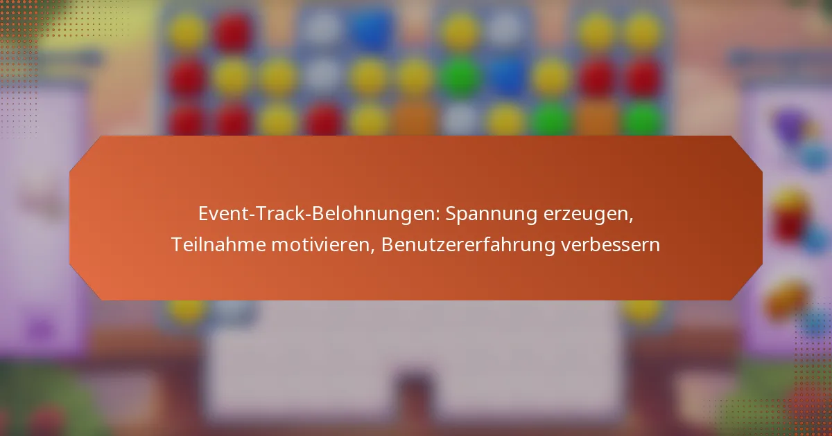 Event-Track-Belohnungen: Spannung erzeugen, Teilnahme motivieren, Benutzererfahrung verbessern
